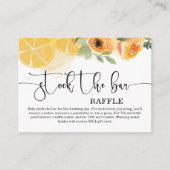 フローラ&レモンズストックザバーブライダルシャワー エンクロージャーカード (正面)