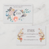 フローラ – 両面名刺 名刺 (正面/裏面)