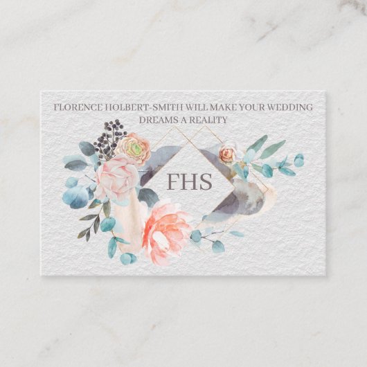 フローラ – 両面名刺 名刺 (正面)