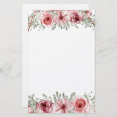 フローラ 便箋 (正面/裏面)