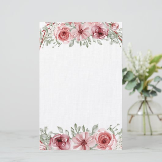 フローラ 便箋 (スタンド正面)