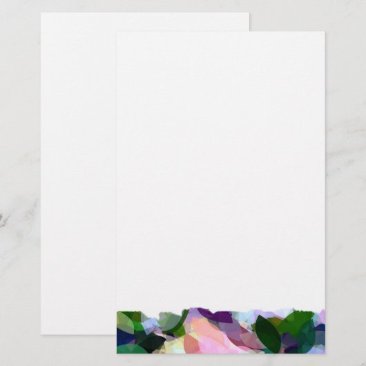 フローラ 便箋 (正面/裏面)