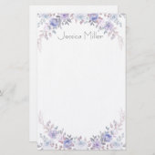 フローラ 便箋 (正面/裏面)