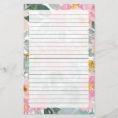 フローラ 便箋 (正面)