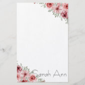 フローラ 便箋 (正面)