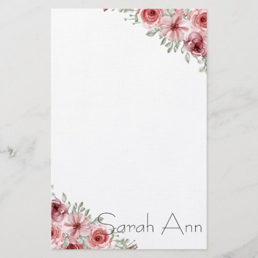 フローラ 便箋 (正面)