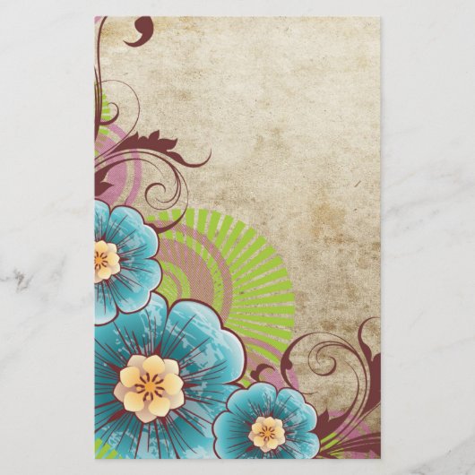 フローラ 便箋 (正面)