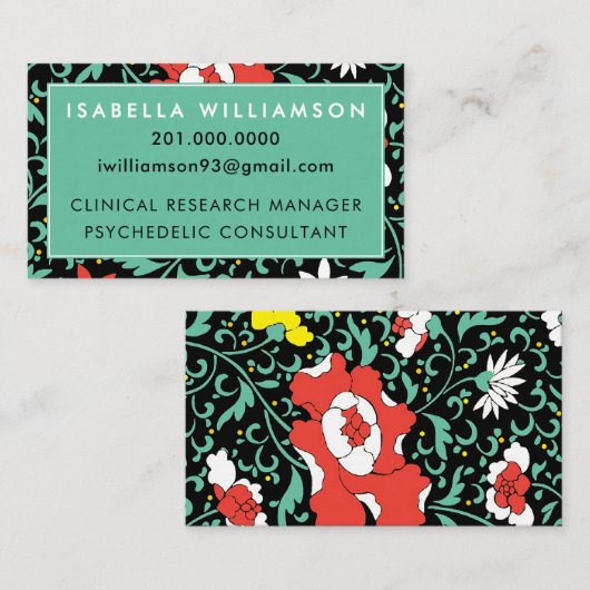 フローラ 名刺 (正面/裏面)