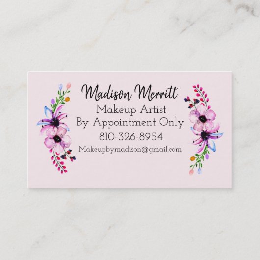 フローラ 名刺 (裏面)