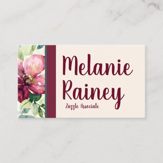 フローラ 名刺 (正面)