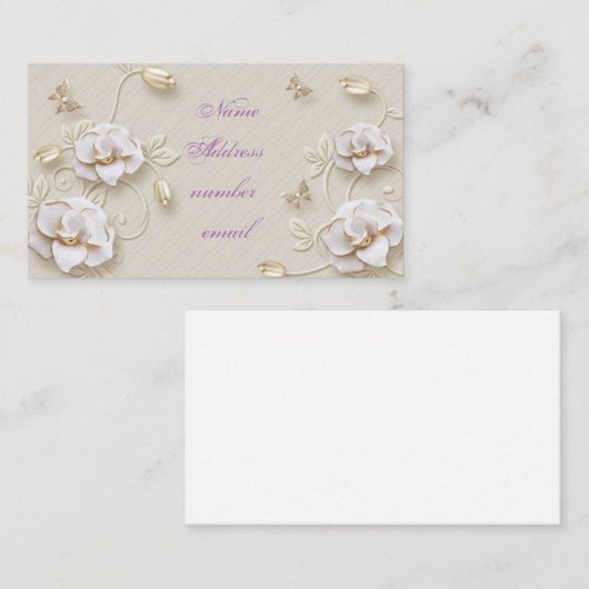 フローラ  名刺 (正面/裏面)