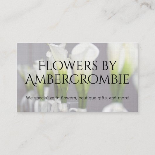 フローラ 名刺 (正面)