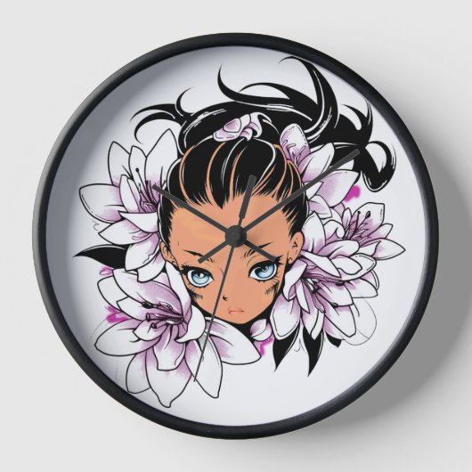 フローラ 壁時計 (正面)