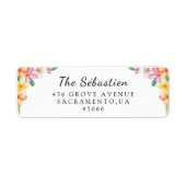 フローラ | 宛名ラベル ラベル (正面)