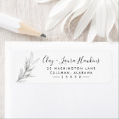 フローラ|差出人住所ラベル ラベル (インサイチュ)