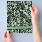 フローラ/庭の文房具[両面、罫線] チラシ (手)