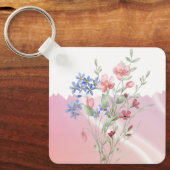 フローラ – 成長救済ありがとう キーホルダー (正面)