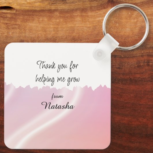 フローラ – 成長救済ありがとう キーホルダー (裏面)