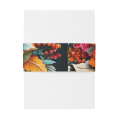 フローラ 招待状ベリーバンド (裏面例)