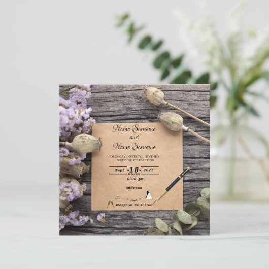 フローラ 招待状 (スタンド正面)