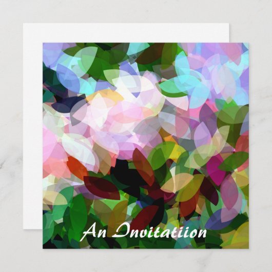 フローラ 招待状 (正面/裏面)