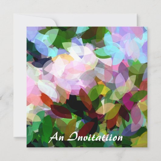 フローラ 招待状 (正面)