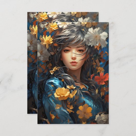 フローラ 招待状 (正面/裏面)