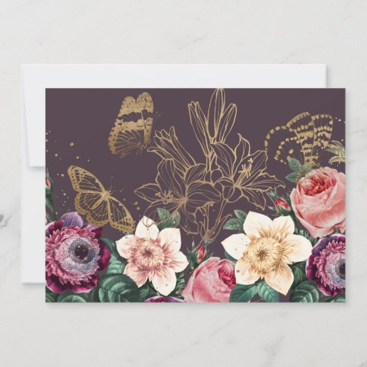 フローラ 招待状 (裏面)