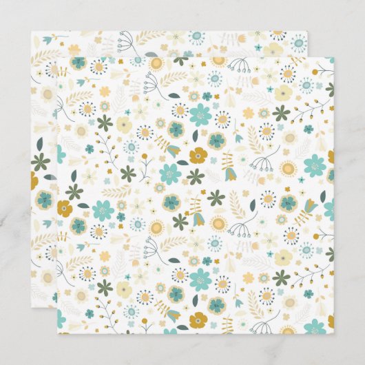 フローラ 招待状 (正面/裏面)