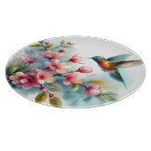 フローラ/春ハミングバードのアートワーク カッティングボード (角)