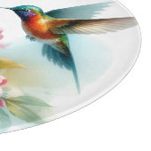 フローラ/春ハミングバードのアートワーク カッティングボード (角)