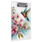 フローラ/春ハミングバードのアートワーク クリップボード (右)