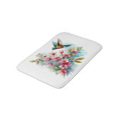 フローラ/春ハミングバードのアートワーク バスマット (アングル)