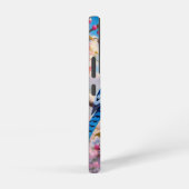 フローラ/春ブルーJayアート Samsung Galaxyケース (右側面)