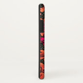 フローラ/朱色、ピンク、緑、茶色 Case-Mate iPhoneケース (裏面/右)