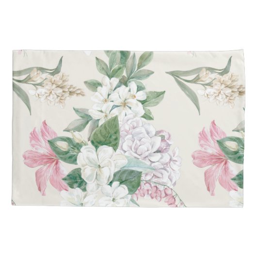 フローラ 枕カバー (裏面-左)