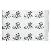 フローラ 枕カバー (裏面)