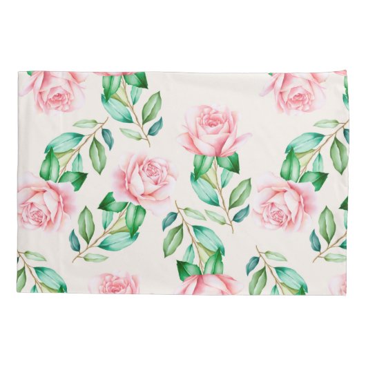 フローラ 枕カバー (裏面-左)