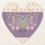 フローラ（梅あり） ペーパーコースター (正面)