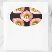 フローラ 楕円形シール (バッグ)