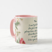 フローラ「毎日花を摘めない」 マグカップ (正面左)