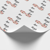 フローラ「生きる、笑う、愛エレガント」 ラッピングペーパー (角)