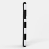 フローラ – 白黒のストライプ Case-Mate iPhoneケース (裏面/右)
