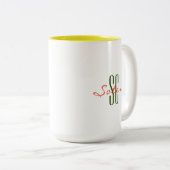 フローラ「私は賛美」コーヒーマグ ツートーンマグカップ (正面右)