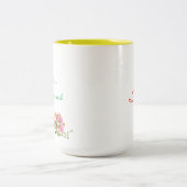 フローラ「私は賛美」コーヒーマグ ツートーンマグカップ (中央)