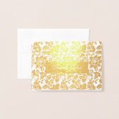 フローラ 箔カード (封筒付き正面)