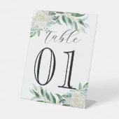 フローラ，緑カスタム園，番号結婚，カフェ 台座サイン (正面)