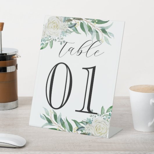 フローラ，緑カスタム園，番号結婚，カフェ 台座サイン (インサイチュ)