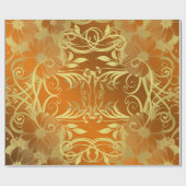 フローラ、花のフェスティバルパターン ラッピングペーパー (フラット)