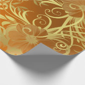 フローラ、花のフェスティバルパターン ラッピングペーパー (角)